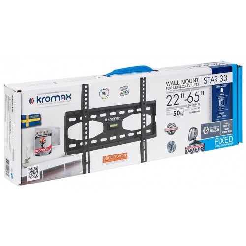 Кронштейн Kromax STAR-33 (серый титан) 7