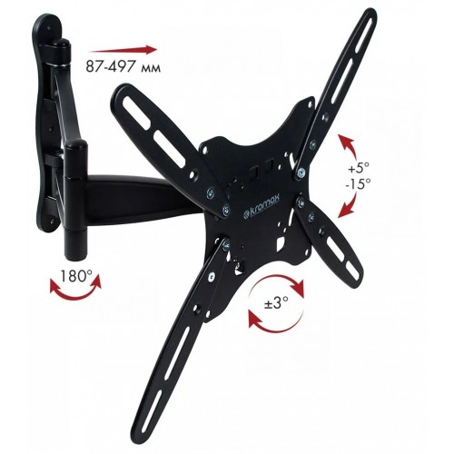 Кронштейн Kromax TECHNO-5 (серый титан) 5