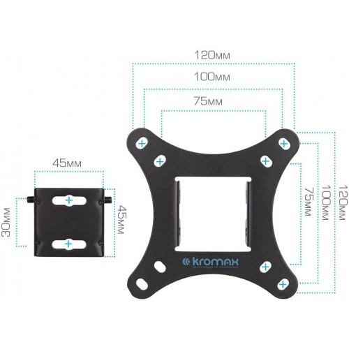 Кронштейн Kromax VEGA-8 (черный) 5