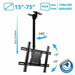 Кронштейн на потолок Kromax COBRA-4 (черный)