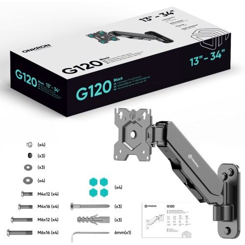 Кронштейн ONKRON G120 (черный) 5