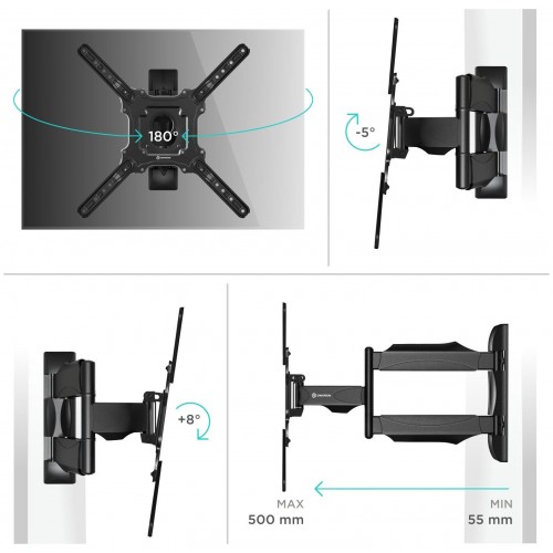 Кронштейн ONKRON M4 (черный) 3