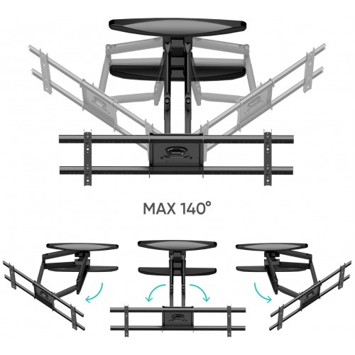 Кронштейн ONKRON M6L (черный) 3