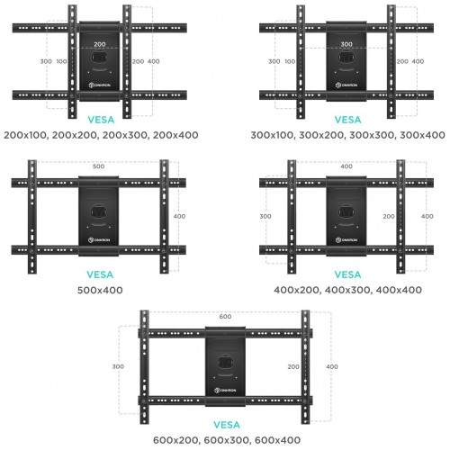 Кронштейн ONKRON M6L (черный) 4