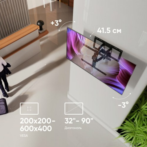 Кронштейн ONKRON SM6L (черный) 2