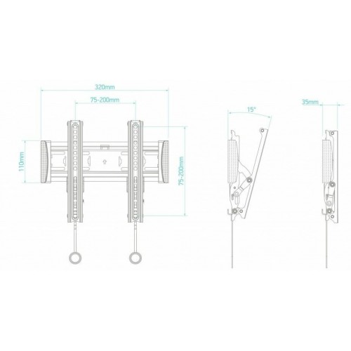 Кронштейн ONKRON TM4 (черный) 5