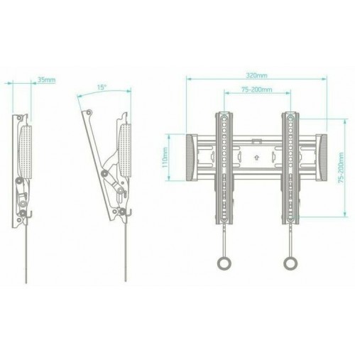 Кронштейн ONKRON TM4 (черный) 7