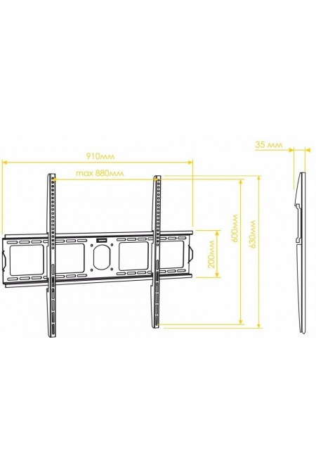 Кронштейн ONKRON UF4 (черный) 3