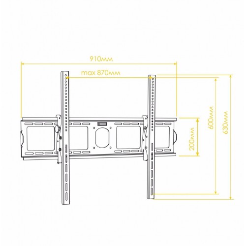 Кронштейн ONKRON UT4 (черный) 6