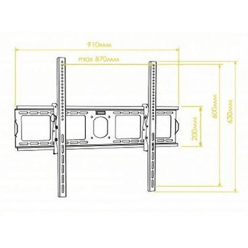 Кронштейн ONKRON UT4 (черный) 8