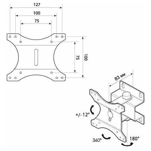 Кронштейн Trone LPS 40-10 (черный) 7