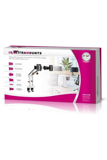 Кронштейн Ultramounts UM 727W (белый) 