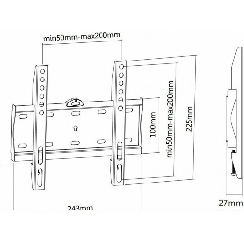 Кронштейн Ultramounts UM 804F (черный) 1