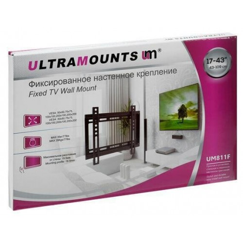 Кронштейн Ultramounts UM 811F (черный) 3