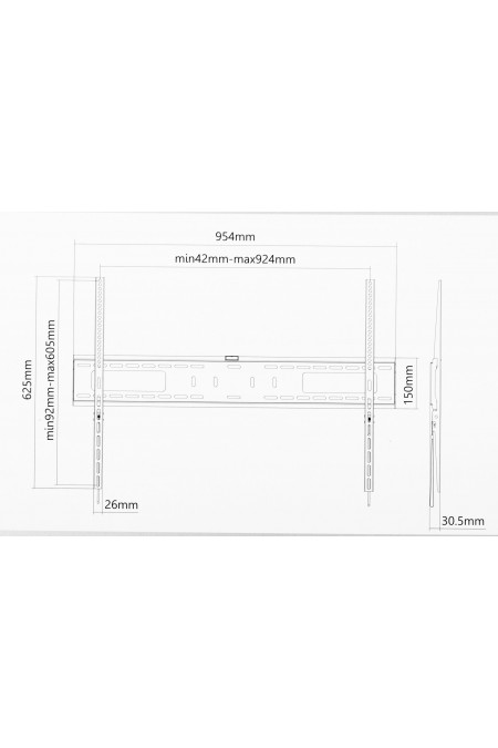 Кронштейн Ultramounts UM 815F (черный) 2