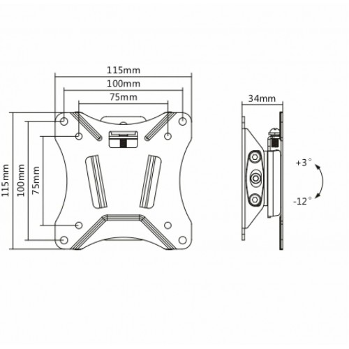 Кронштейн Ultramounts UM 830T (черный) 6