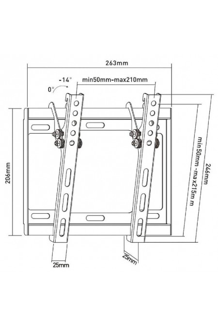 Кронштейн Ultramounts UM 831T (черный) 2