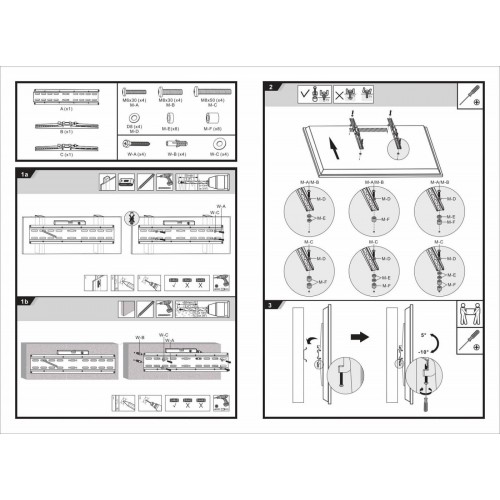 Кронштейн Ultramounts UM 833T (черный) 3