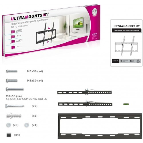 Кронштейн Ultramounts UM 834T (черный) 4