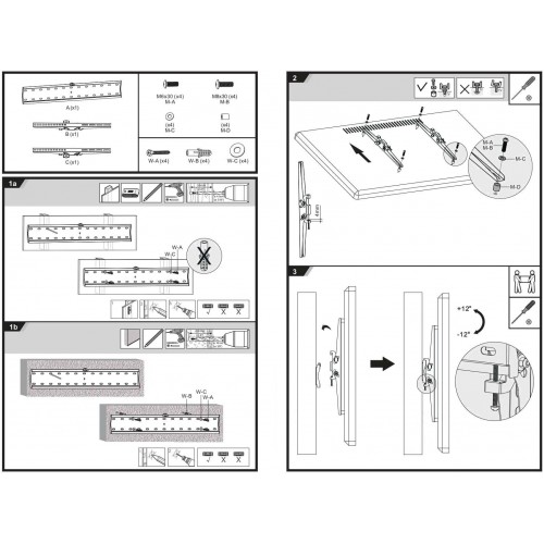 Кронштейн Ultramounts UM 839T (черный) 1