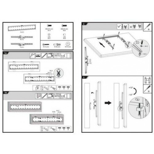 Кронштейн Ultramounts UM 839T (черный) 6