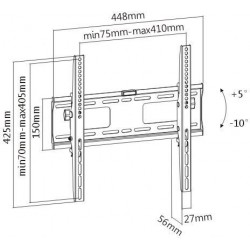 Кронштейн Ultramounts UM 841T (черный)