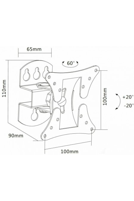 Кронштейн Ultramounts UM 857 (черный) 1