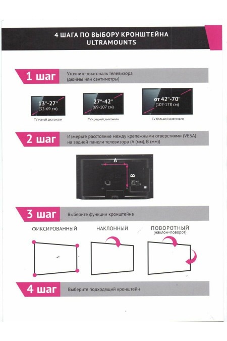 Кронштейн Ultramounts UM 858 (черный) 6