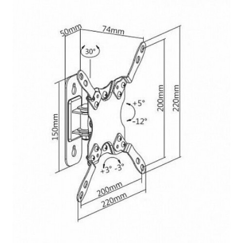 Кронштейн Ultramounts UM 862 (черный) 7