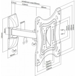 Кронштейн Ultramounts UM 865 (черный)