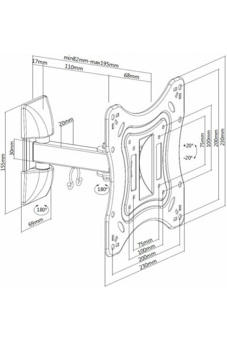 Кронштейн Ultramounts UM 865 (черный) 