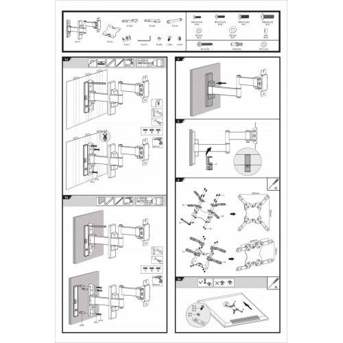 Кронштейн Ultramounts UM 866 (белый) 7