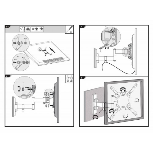 Кронштейн Ultramounts UM 866 (белый) 8
