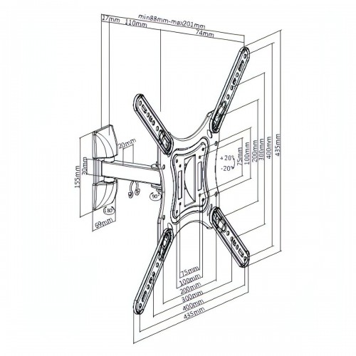 Кронштейн Ultramounts UM 868 (черный) 5