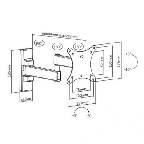 Кронштейн Ultramounts UM 875 (черный) 9