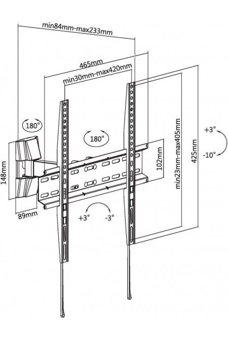Кронштейн Ultramounts UM 878 (черный) 1
