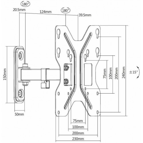Кронштейн Ultramounts UM 898 (черный) 1