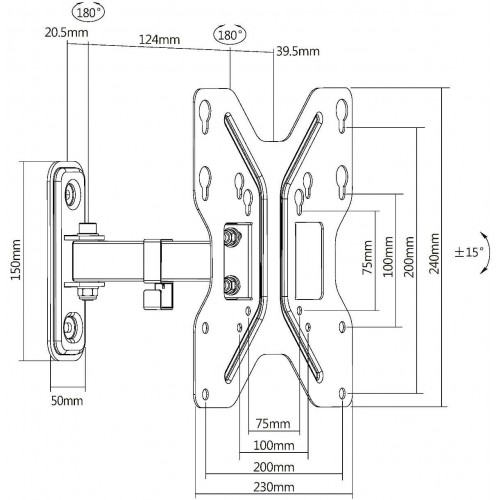Кронштейн Ultramounts UM 898 (черный) 3