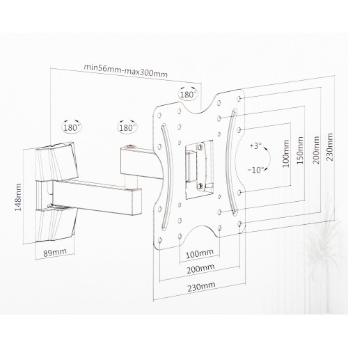 Кронштейн Ultramounts UM 899 (черный) 3