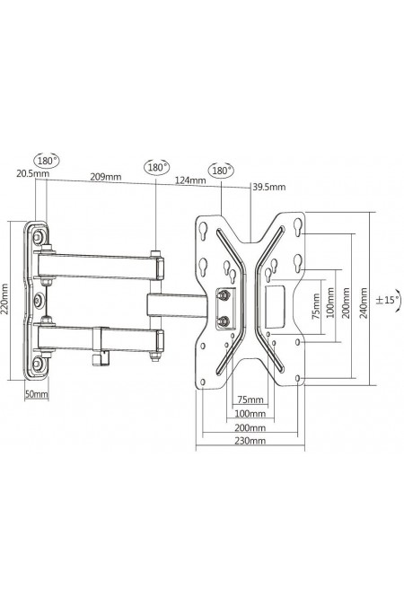 Кронштейн Ultramounts UM 900 (черный) 1