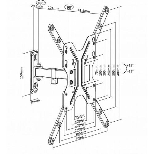 Кронштейн Ultramounts UM 902 (черный) 1