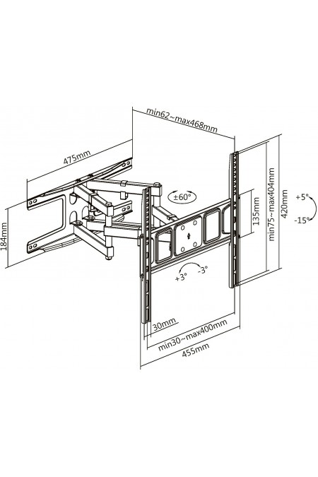 Кронштейн Ultramounts UM 908 (черный) 8