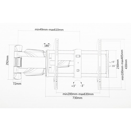 Кронштейн Ultramounts UM 909 (черный) 9