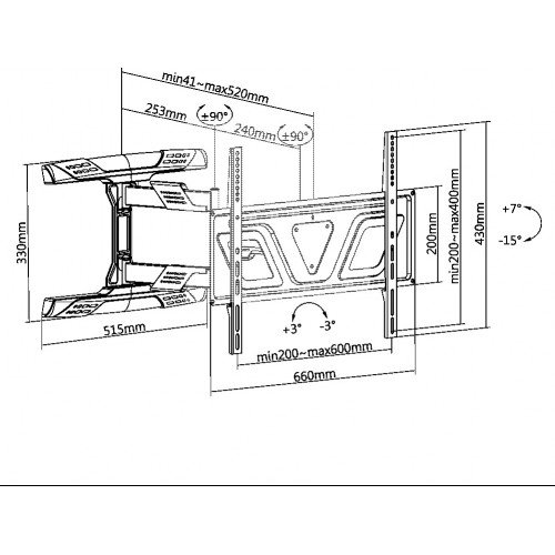 Кронштейн Ultramounts UM 910 (черный) 5