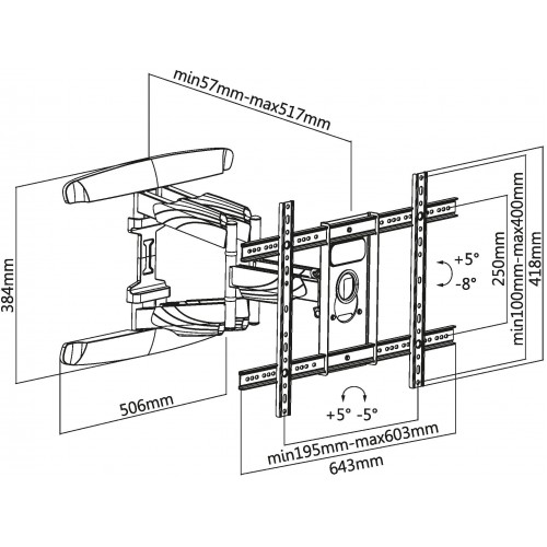 Кронштейн Ultramounts UM 912 (черный) 8