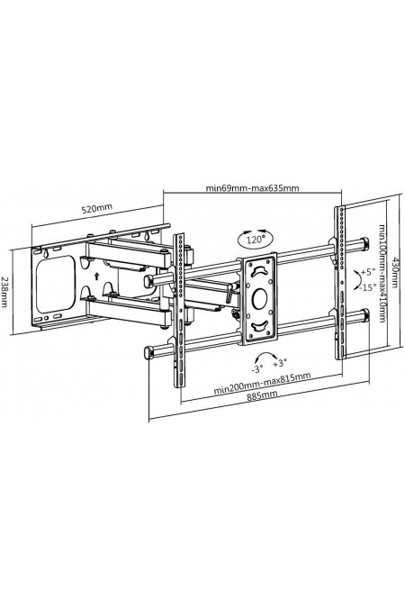 Кронштейн Ultramounts UM 913 (черный) 1