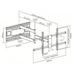 Кронштейн Ultramounts UM 915 (черный)