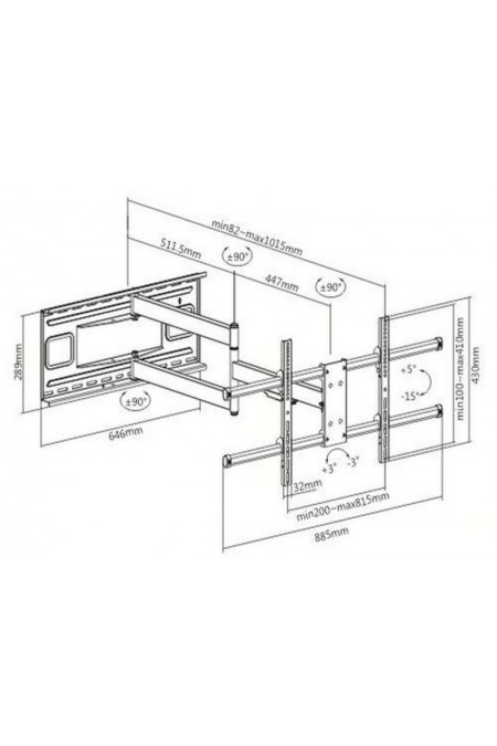 Кронштейн Ultramounts UM 915 (черный) 