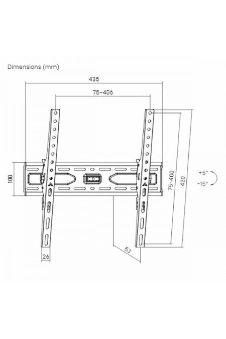 Кронштейн Ultramounts UM845 (черный) 1