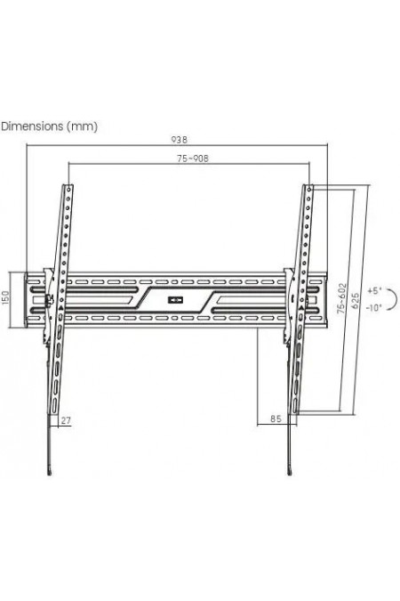 Кронштейн Ultramounts UM850T (черный) 9